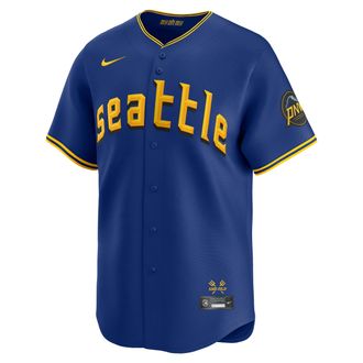 Nike Cal Raleigh Seattle Mariners City Connect Nike Mens Dri-FIT MLB Limited Jersey in Blue | LM2501N7MV9-5C2