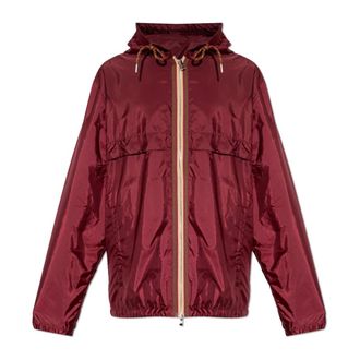 Moncler Light Jackets, male, Red, Size: 2XL Nidge Jacket