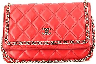 Chanel 2020 Wallet-on-chain shoulder bag - women - Leather - One Size - Red
