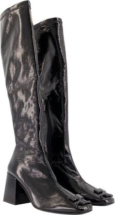 Courr&egrave;ges Womens Boot Black Synthetic