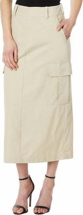 Sanctuary Essential Cargo Skirt In Marble Beige