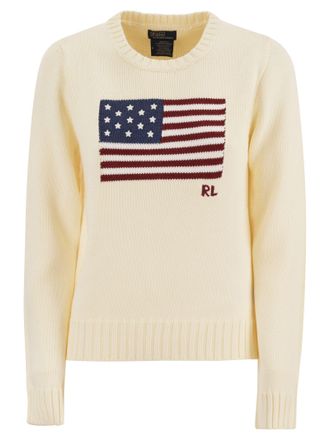 Polo Ralph Lauren Cotton Jersey With Flag