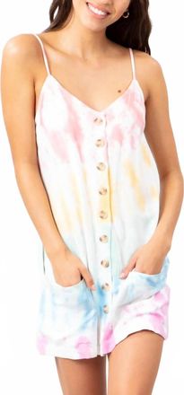 Rip Curl Wipeout Pastel Tie Dye Dress In Multi