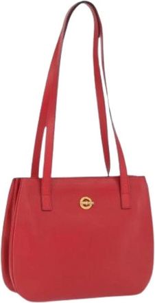 Celine Pre-owned Vintage Schoudertas - Dames - Vintage Schoudertas - Rood - ONE Size - Leer - Vintage