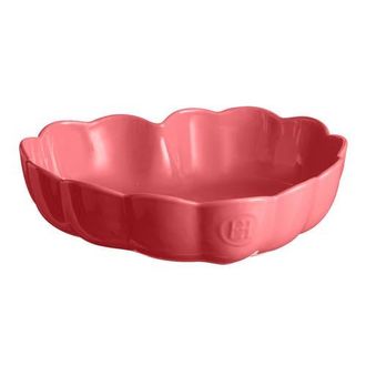 Emile Henry Madeleine Heart Shaped Cake Dish in Rose at Nordstrom