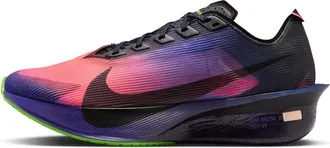 Nike Womens Vaporfly 4 Glam Road Racing Shoes in Blue | IO9560-400