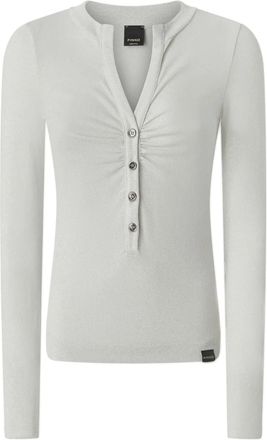 Pinko Top con arricciatura - Grigio