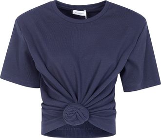 Magda Butrym T-Shirt Cropped Twist