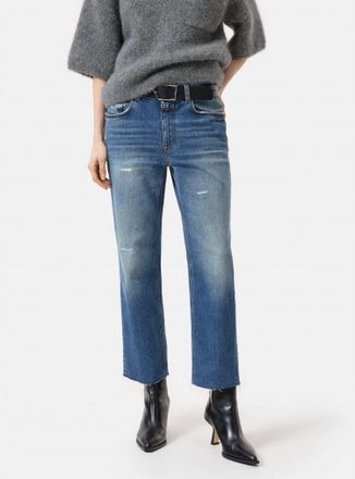 Closed Milo Straight Fit Denim In Mid Blue