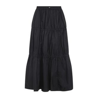 Moncler Maxi Skirt - female - Moncler - Maxi Skirts - Black - 2XS - Skirts