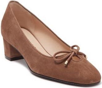 Stuart Weitzman Gabby Bow Pump in Taupe at Nordstrom Rack, Size 9.5