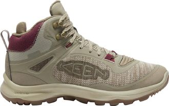 Keen Womens Terradora Flex Mid Waterproof Hiking Boots Khaki 9