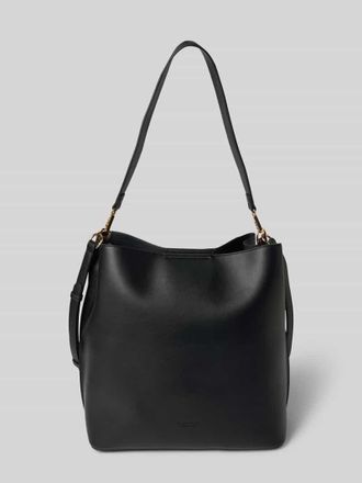 Seidenfelt Manufaktur Hobo Bag in Leder-Optik Modell Nelma in Black, Größe 1