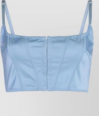 ANNA OCTOBER cropped top above waist subtle straps
