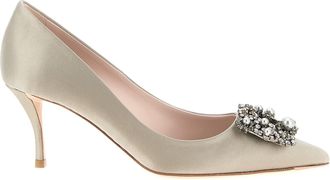 Roger Vivier flower Strass Pumps