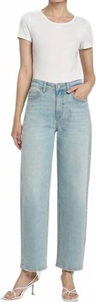 Flying Monkey High Rise Ankle Barrel Jeans In Light