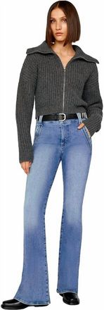 Frame Denim Double Detail Flare Denim Jeans In Merced