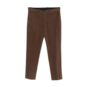 Roberto Ricci Design Chinos - Heren - Broeken - Bruin - Maat: L Zijde