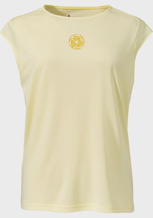 Sch&ouml;ffel Funktionsshirt SCH&Ouml;FFEL Urban CIRC T Shirt Style Baguio WMS, Damen, Gr. 36, gelb (5105, gelb), Oberstoff: 100% Polyester, Rundhals, Shirts Funktionssh