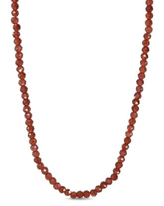 Jewelmak 14K Garnet Necklace