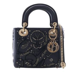 Dior Pre-owned Dior Mini Lambskin Embroidered Sequin Astrology Lady Dior Ladies HNPJ9XKF9IYBLUHW