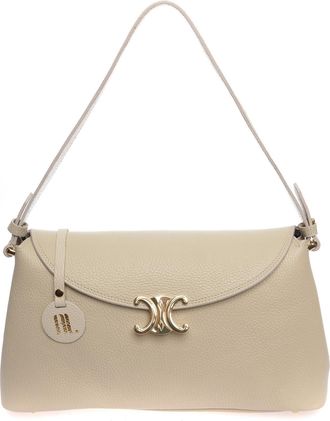 Anna Luchini Beige Rundleer Tas