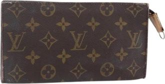 Louis Vuitton Pre-owned Clutches, female, Brown, Size: ONE SIZE Pre-owned Canvas Clutch