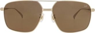 Dunhill Aviator-Frame Titanium Sunglasses