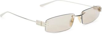 Balenciaga Sunglasses, unisex, Yellow, Size: ONE SIZE Gossip Rectangle Sunglasses