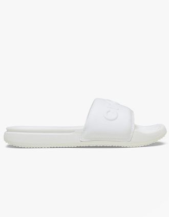 Crocs Womens Crocs CROCS ALL DAY Womens Sliders White - Size: 4