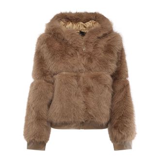 V° 73 Dames, Jassen, Beige, Maat: L Poliester