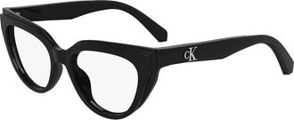 Calvin Klein Demo Cat Eye Ladies Eyeglasses CKJ24628 001 50