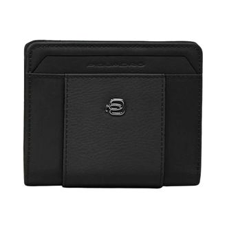 Piquadro Accessoires, Dames, Zwart, ONE Size, Leer, Small Bifold Wallet