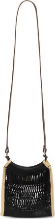 Christophe Lemaire mini Filt cross body bag - unisex - Calf Leather/Polyamide - OS - Black