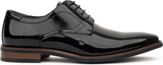 Sergio Moretti Zwarte Leren Formele Platte Schoenen - Heren - Nette schoenen - Zwart - 45 EU - Leer - Schoenen