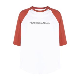 Youths in Balaclava Tops, Heren, Wit, M, Katoen, Raglan T-shirt Knit