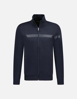HUGO BOSS Mens Hugo Boss Funnel Neck Zip Up Sweatshirt Black - Size: 44