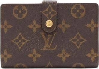 Louis Vuitton Pre-owned Bi-fold Portemonnee - Dames - Vintage Accessoires - Bruin - ONE Size - Vintage