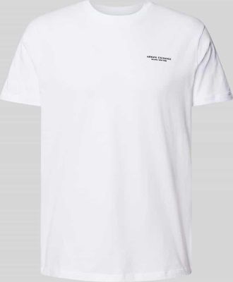 A|X Armani Exchange T-Shirt mit Rundhalsausschnitt in Weiss, Gr&ouml;&szlig;e XL