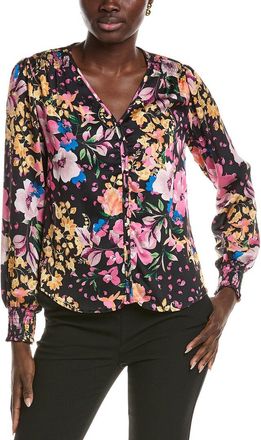 T Tahari V-Neck Blouse