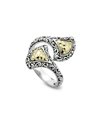 Samuel B. 18K & Silver Bypass Ring