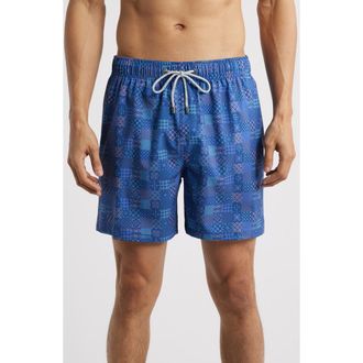 Vintage Summer Swimwear Volley Swim Trunks in Navy at Nordstrom, Size Xx-Large