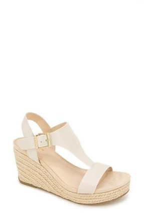 Kenneth Cole Reaction Card Platform Wedge Sandal in Ecru at Nordstrom Rack, Size 8.5