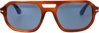 Persol Guido Zonnebril - unisex - Zonnebrillen - Oranje - 56 MM - Accessoires