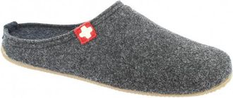 Living Kitzbühel Filzpantoffel Schweizer Kreuz No. 3886 Hüttenschuhe - Unisex | grau