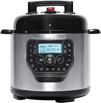 Cecotec Fornello gm h Deluxe 6 l Nero, Acciaio inox - Cecotec