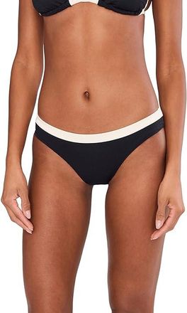Seafolly Band Wave Hipster Bottom Womens Swimwear Black : AUS 18 (US Womens 14), Elastane/Nylon