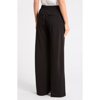 b.young Rizetta Wide Leg Pants in Black at Nordstrom Rack, Size X-Small