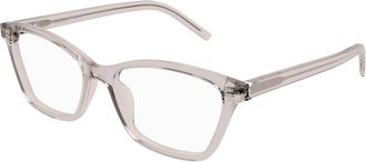 Saint Laurent Nude Brillenmontuur SL M128 - unisex - Brillen - Beige - 53 MM - Accessoires