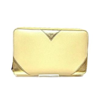 Celine Pre-owned Wallets, female, Yellow, Size: ONE SIZE Pre-owned Leather Long Wallet